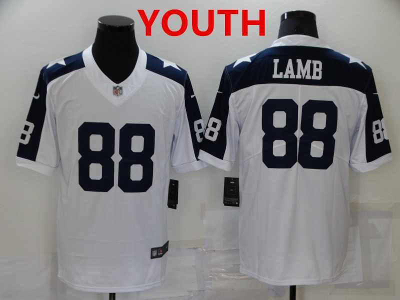 Youth Dallas Cowboys #88 CeeDee Lamb White Thanksgiving Vapor Untouchable Stitched NFL Nike Limited Jersey,We sell and wholesale Youth Dallas Cowboys #88 CeeDee Lamb White Thanksgiving Vapor Untouchable Stitched NFL Nike Limited Jersey on line form chian!